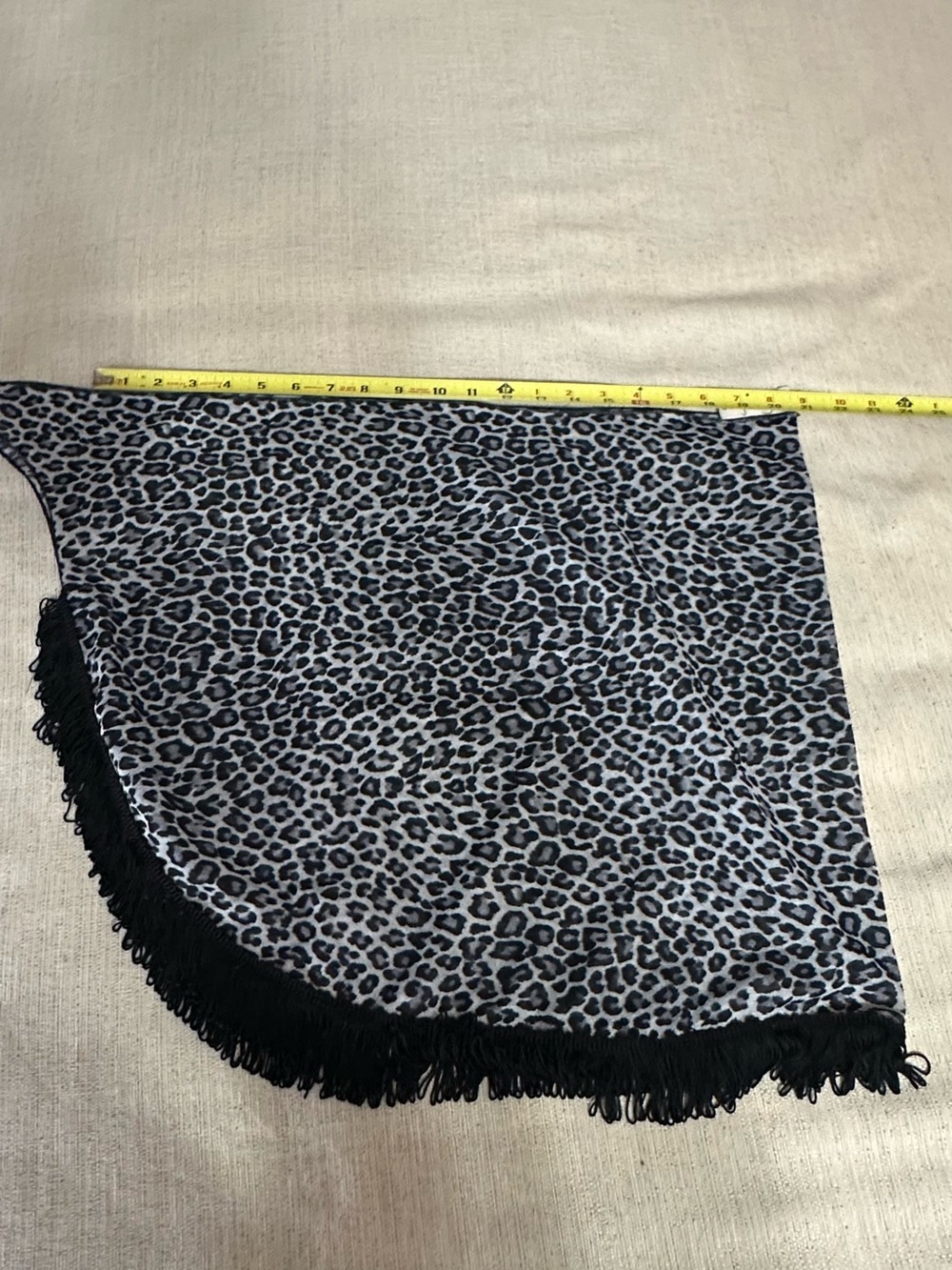 Surface, Swim and Sport: Leopard Bathing Suit Sarong with Black Trim